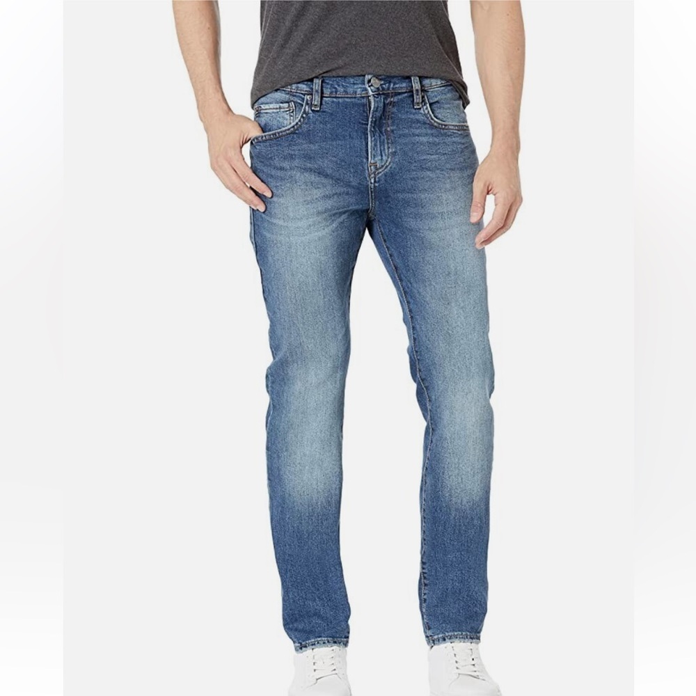 True Religion Men's Light Blue Slim Jeans